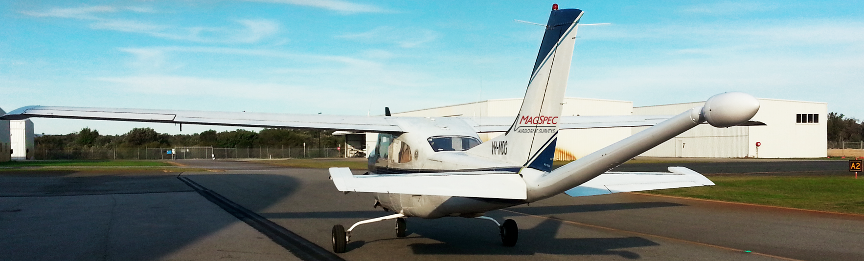 magspec airborne surveys banner cessna logo